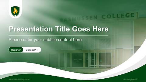 Rasmussen University – Ocala Lecture Sharing and Networking Event PPT Template