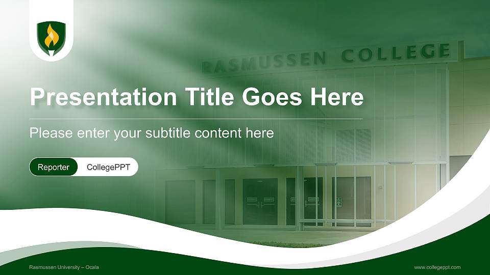 Rasmussen University – Ocala Lecture Sharing and Networking Event PPT Template16:9 ratio PPT effect preview image