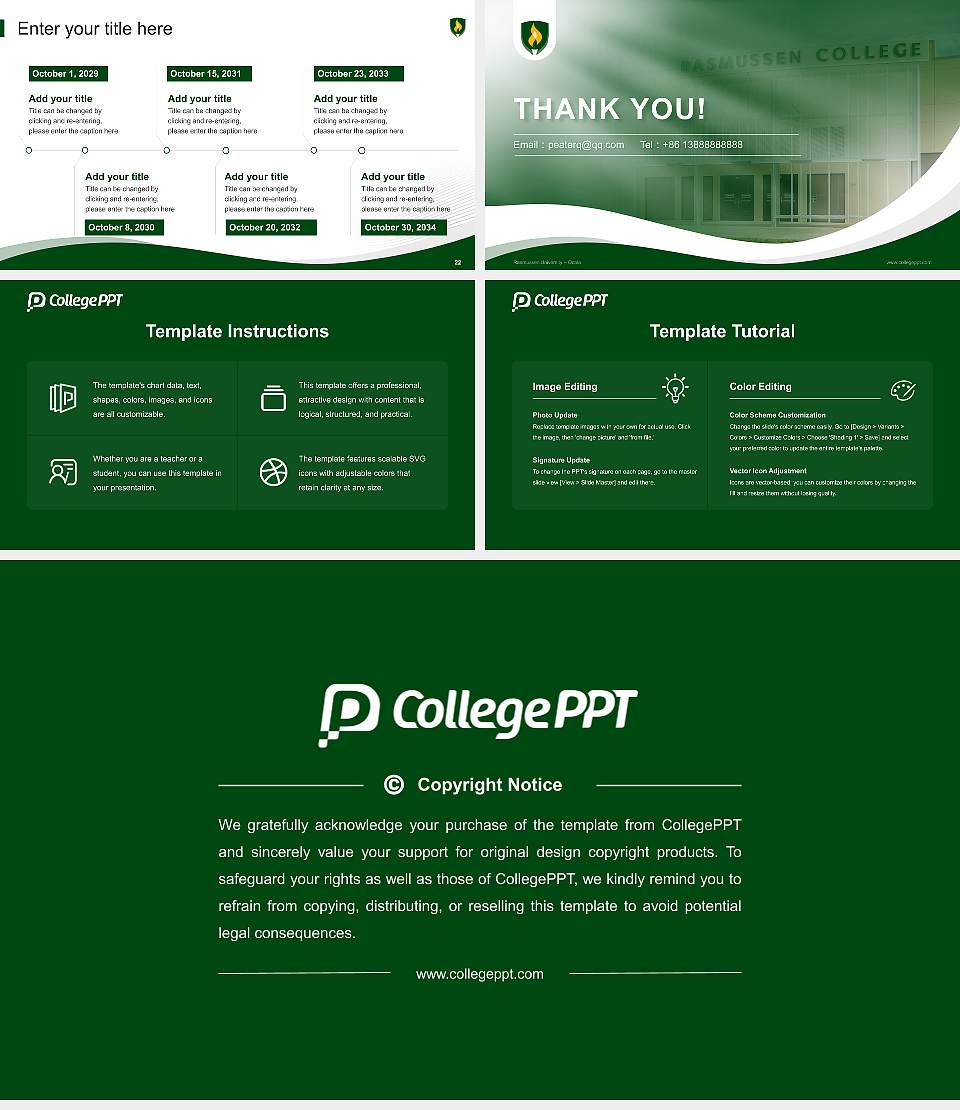 Rasmussen University – Ocala Lecture Sharing and Networking Event PPT Template16:9 ratio PPT effect preview image4