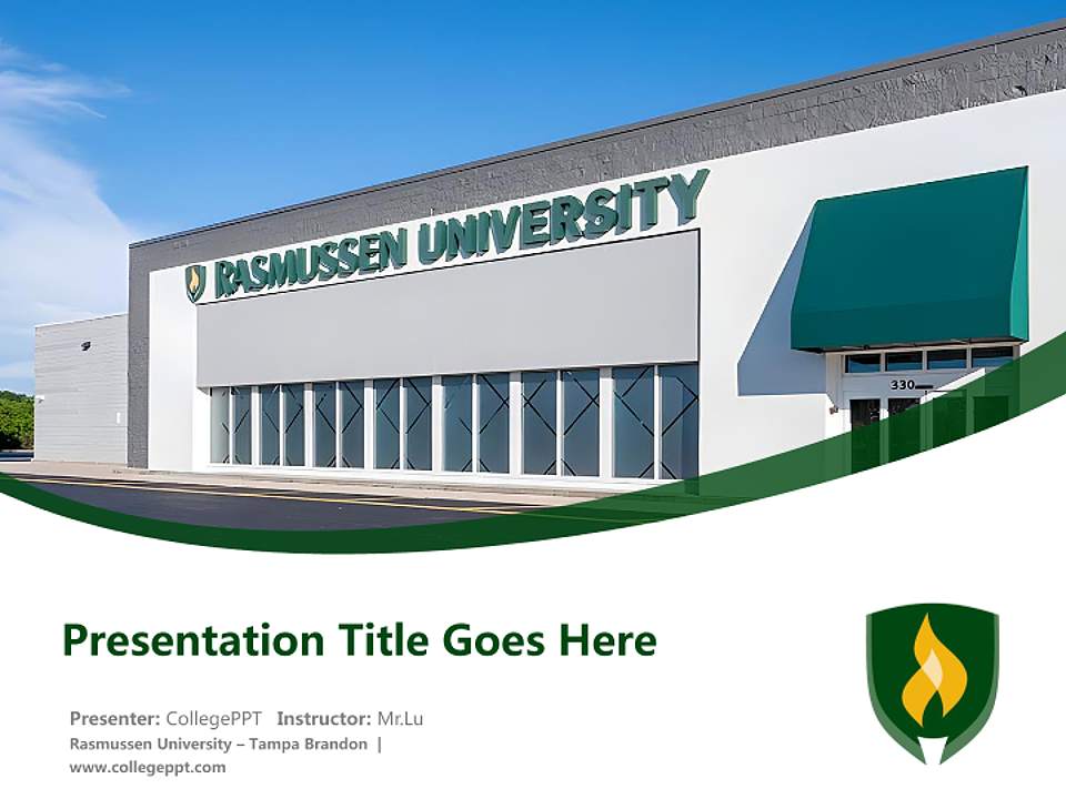Rasmussen University – Tampa Brandon Course/Courseware Creation PPT Template4:3 ratio PPT effect preview image5