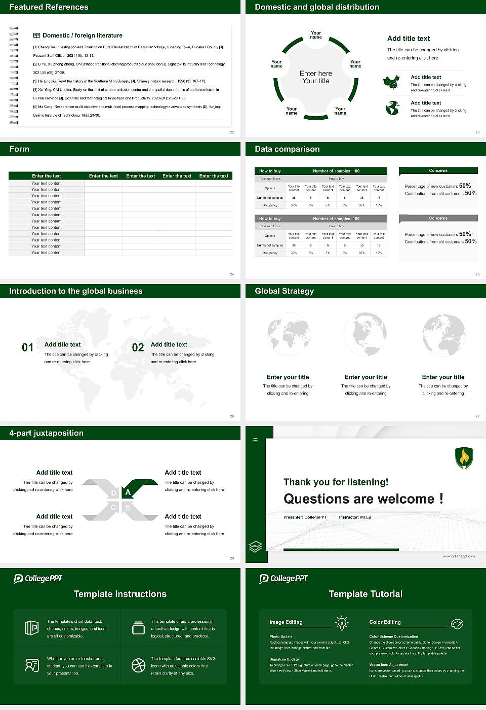 Rasmussen University – Fort Myers Thesis Proposal/Graduation Defense PPT Template16:9 ratio PPT effect preview image4