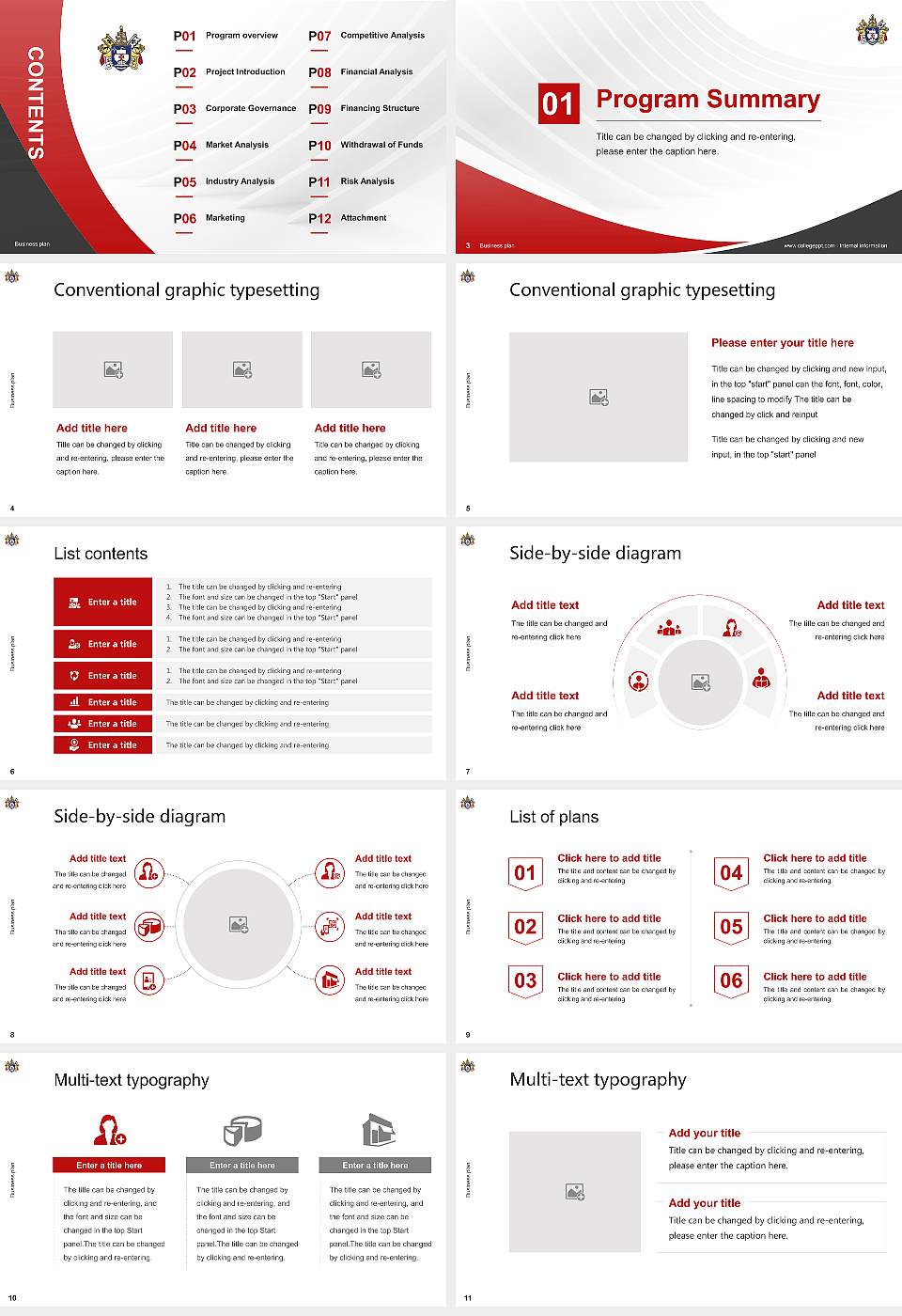 Pontifical College Josephinum Competition/Entrepreneurship Contest PPT Template16:9 ratio PPT effect preview image2