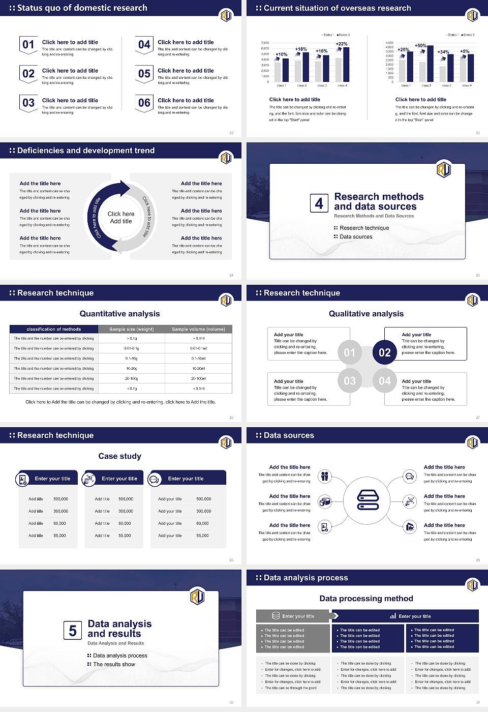 Randall University Graduation Thesis Defense PPT Template16:9 ratio PPT effect preview image4
