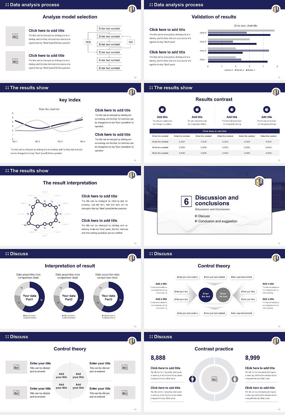 Randall University Graduation Thesis Defense PPT Template16:9 ratio PPT effect preview image5