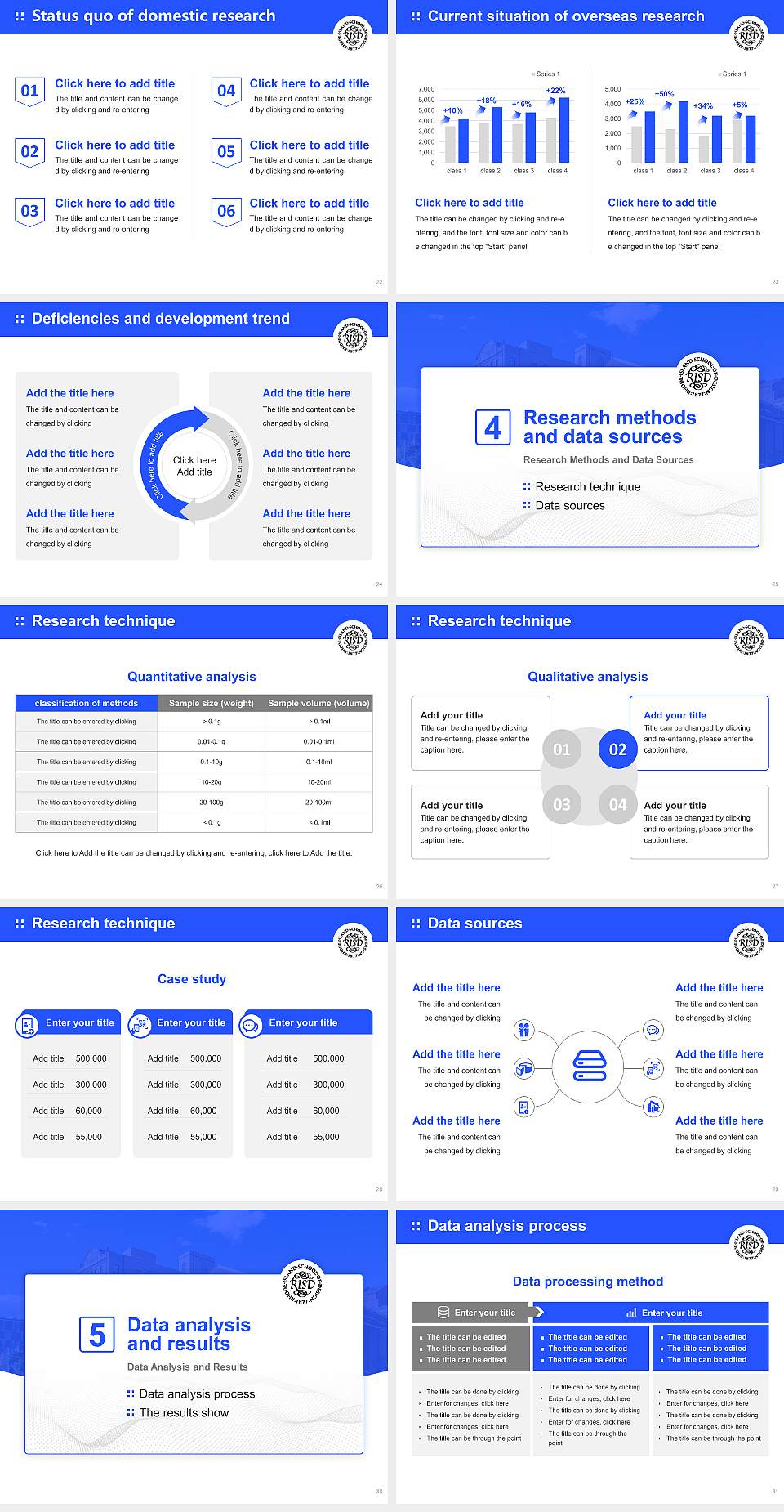 Rhode Island School of Design Graduation Thesis Defense PPT Template4:3 ratio PPT effect preview image4