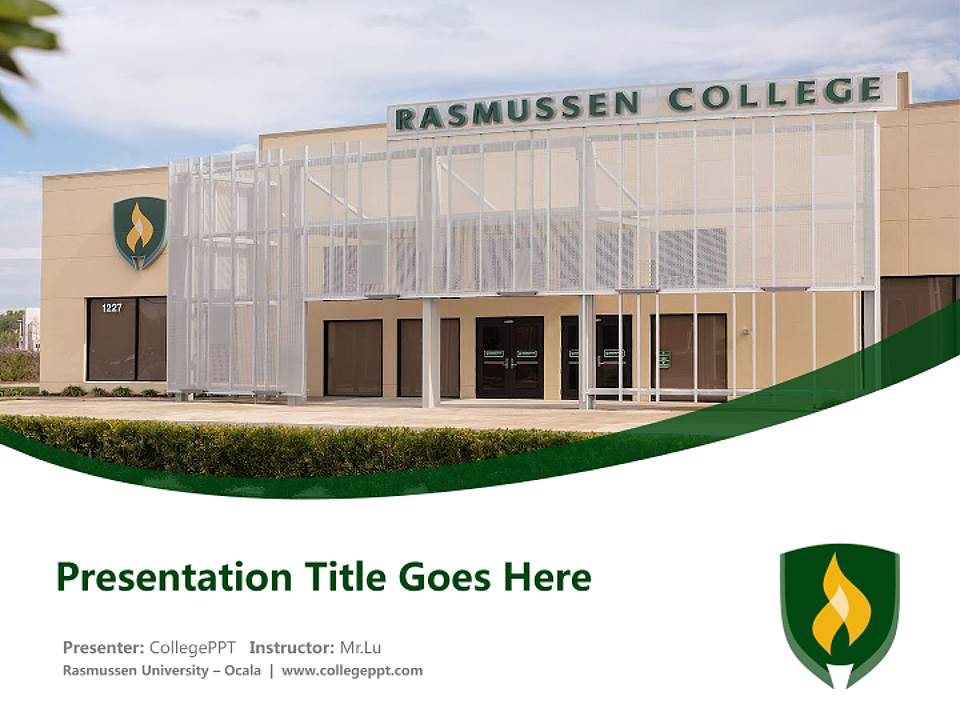 Rasmussen University – Ocala Course/Courseware Creation PPT Template4:3 ratio PPT effect preview image5