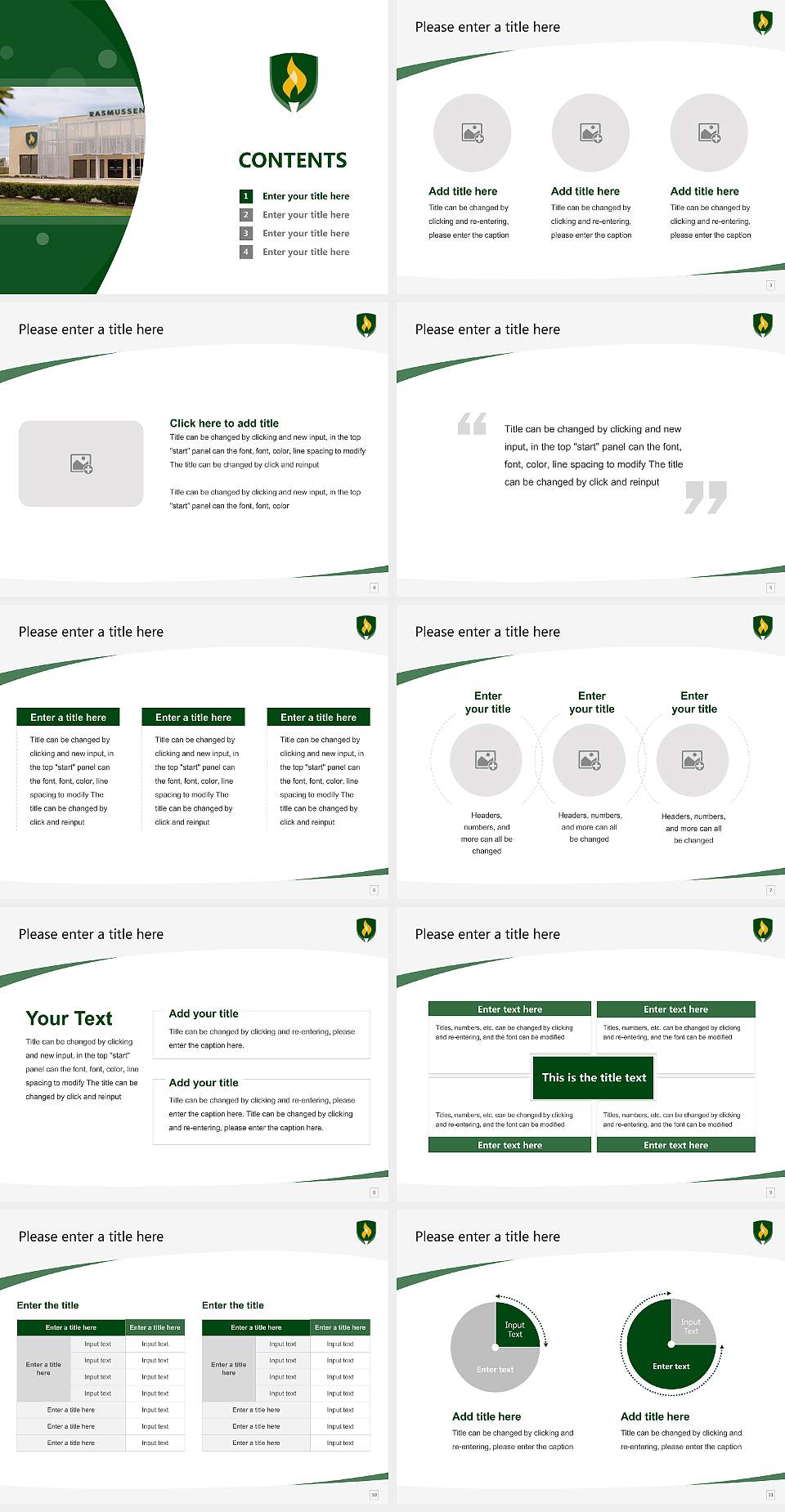 Rasmussen University – Ocala Course/Courseware Creation PPT Template4:3 ratio PPT effect preview image2