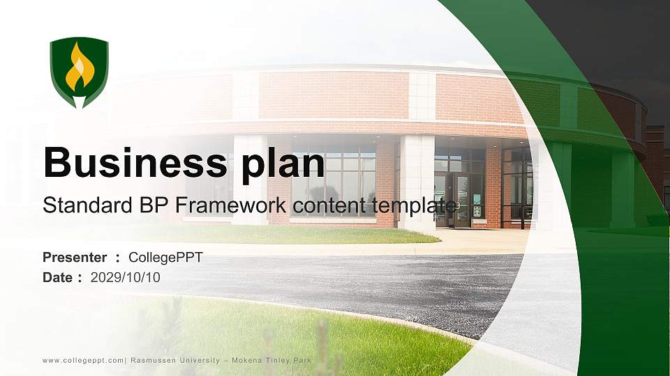 Rasmussen University – Mokena Tinley Park Competition/Entrepreneurship Contest PPT Template16:9 ratio PPT effect preview image