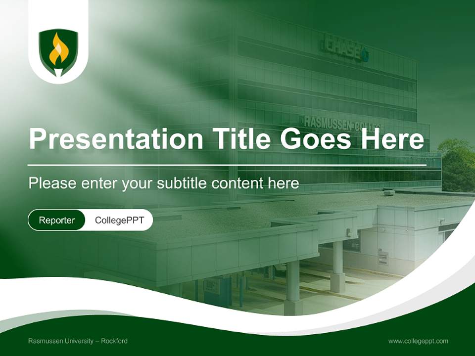 Rasmussen University – Rockford Lecture Sharing and Networking Event PPT Template4:3 ratio PPT effect preview image4