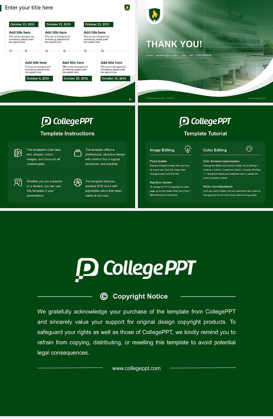 Rasmussen University – Rockford Lecture Sharing and Networking Event PPT Template4:3 ratio PPT effect preview image4