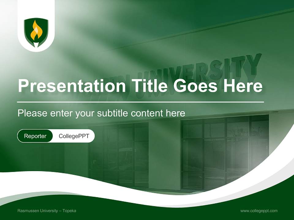 Rasmussen University – Topeka Lecture Sharing and Networking Event PPT Template4:3 ratio PPT effect preview image4