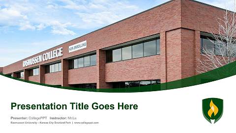 Rasmussen University – Kansas City Overland Park Course/Courseware Creation PPT Template