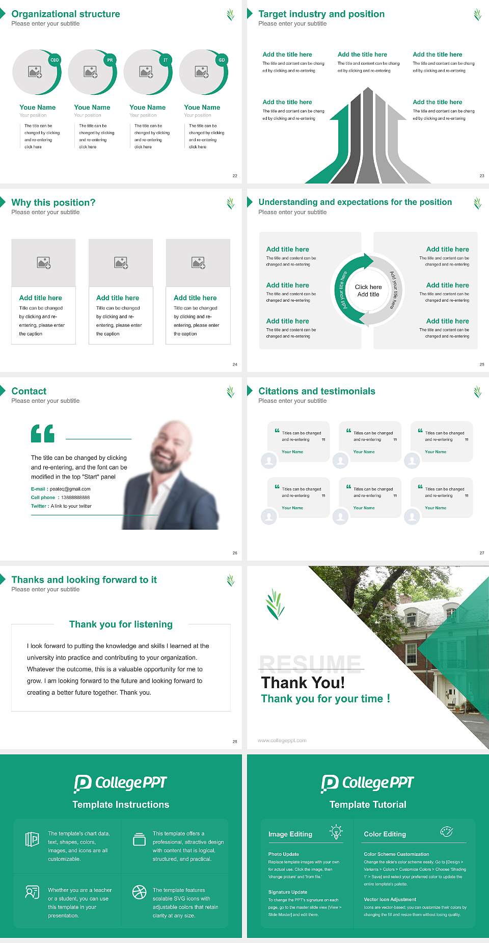 Reconstructionist Rabbinical College Resume PPT Template4:3 ratio PPT effect preview image4