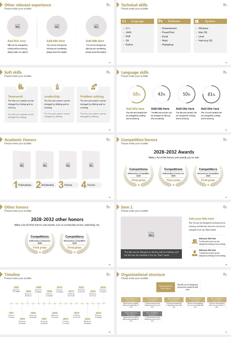 Rabbinical Seminary of America Resume PPT Template16:9 ratio PPT effect preview image3