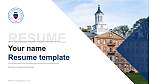 Princeton Theological Seminary Resume PPT Template