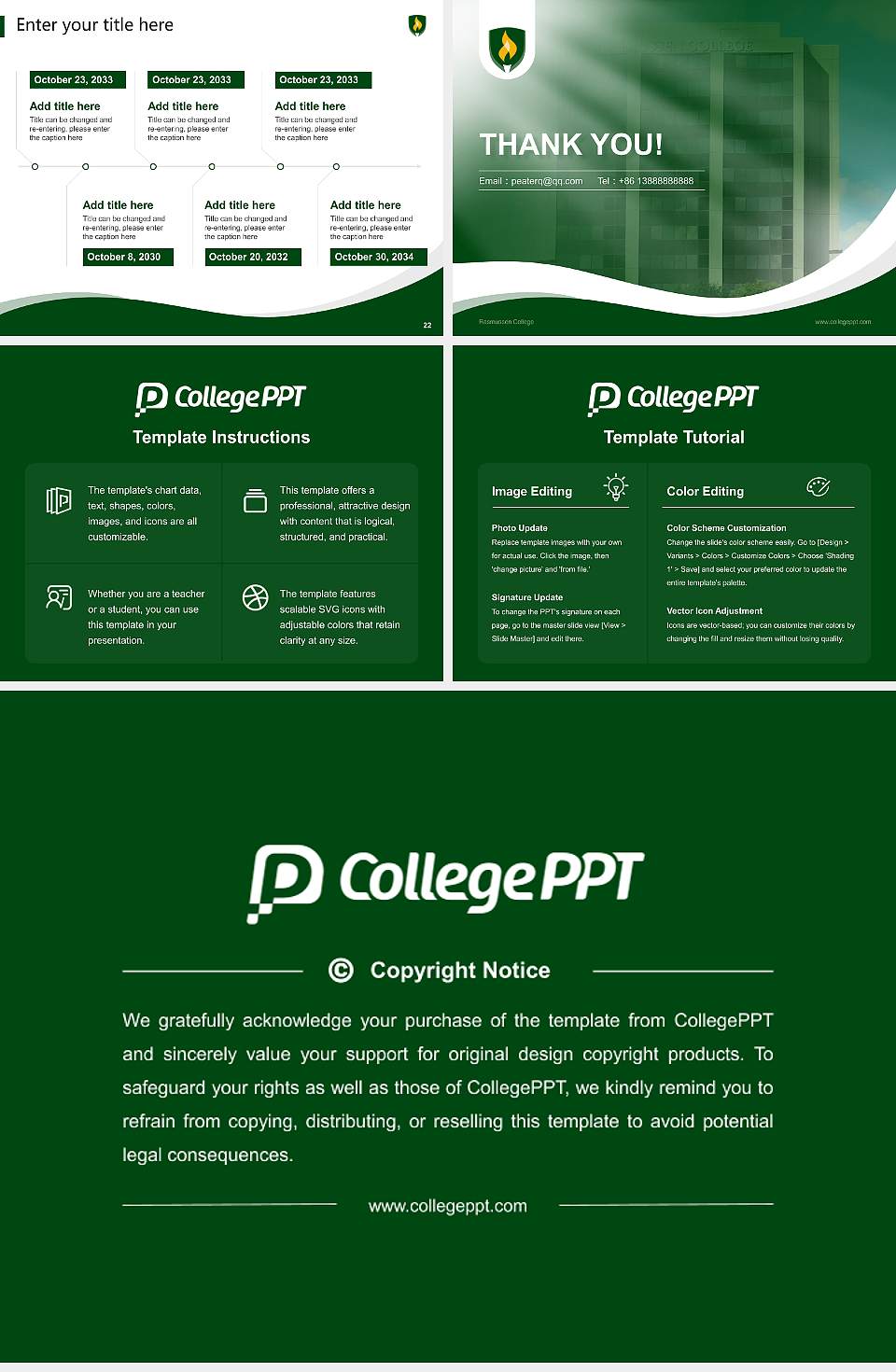 Rasmussen College Lecture Sharing and Networking Event PPT Template4:3 ratio PPT effect preview image4