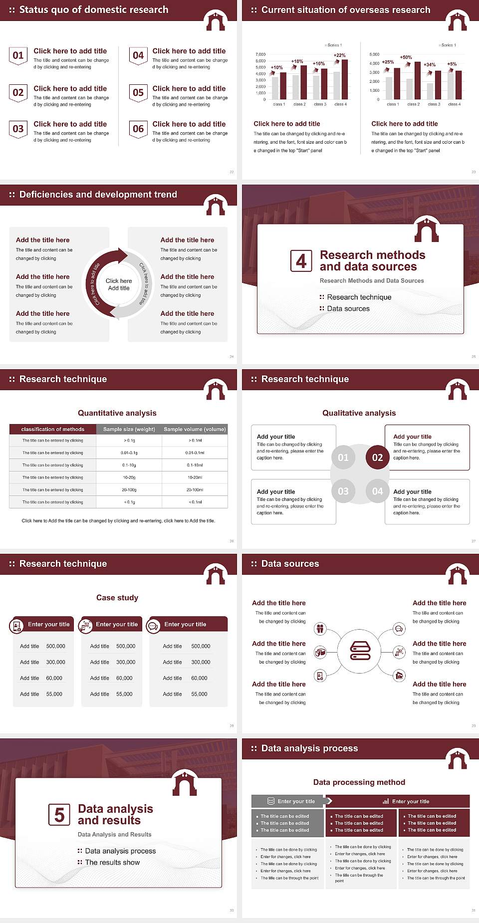 Ramapo College of New Jersey Graduation Thesis Defense PPT Template4:3 ratio PPT effect preview image4