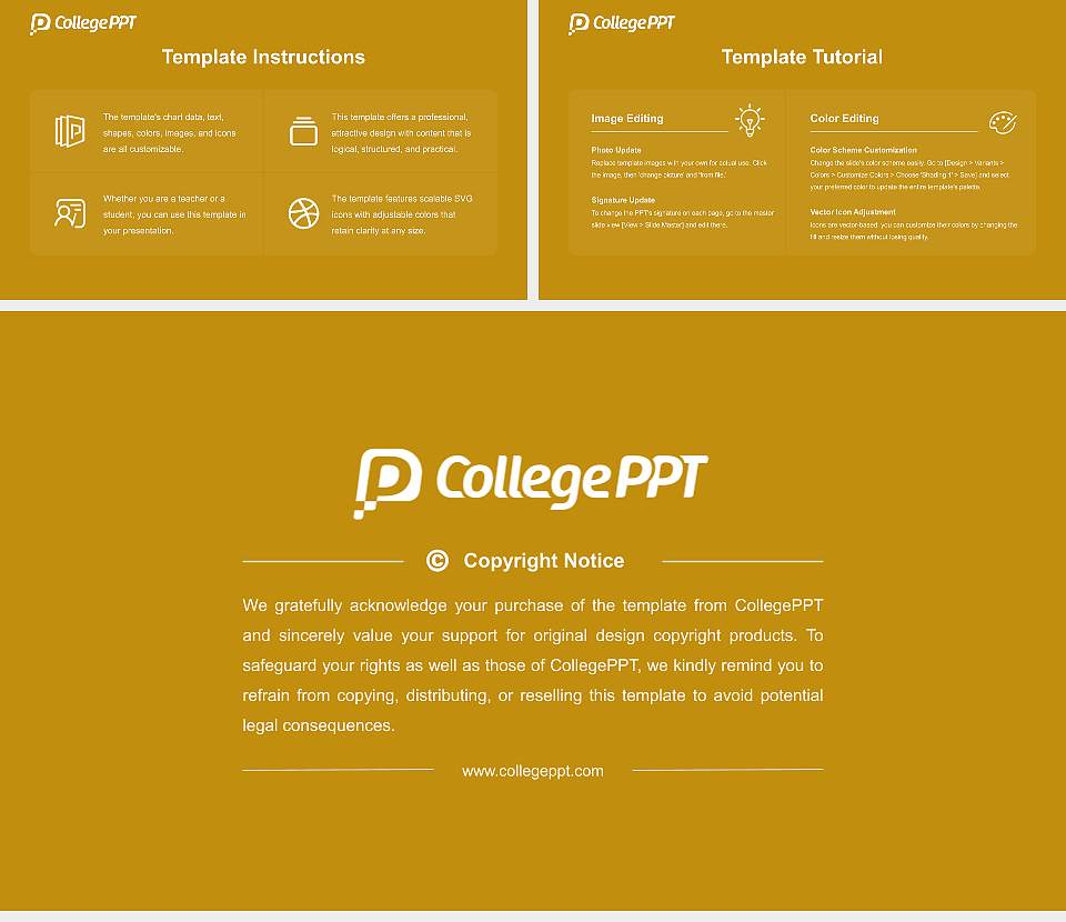 Purdue University Global Course/Courseware Creation PPT Template16:9 ratio PPT effect preview image5