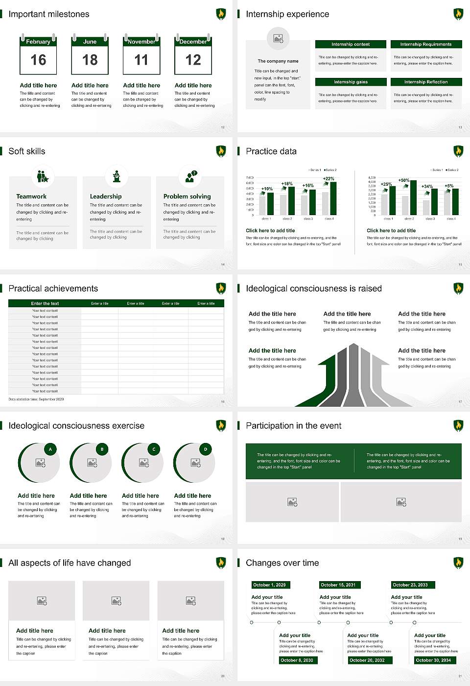 Rasmussen University – Rockford National Scholarship Defense PPT Template16:9 ratio PPT effect preview image3