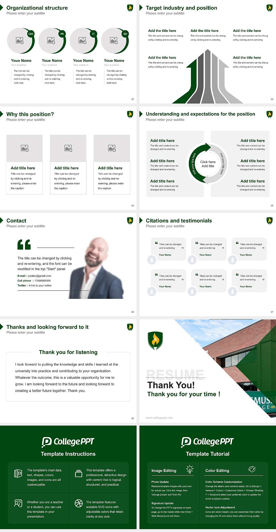 Rasmussen University – Kansas City Overland Park Resume PPT Template4:3 ratio PPT effect preview image4