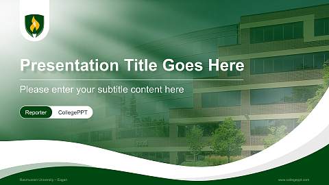 Rasmussen University – Eagan Lecture Sharing and Networking Event PPT Template