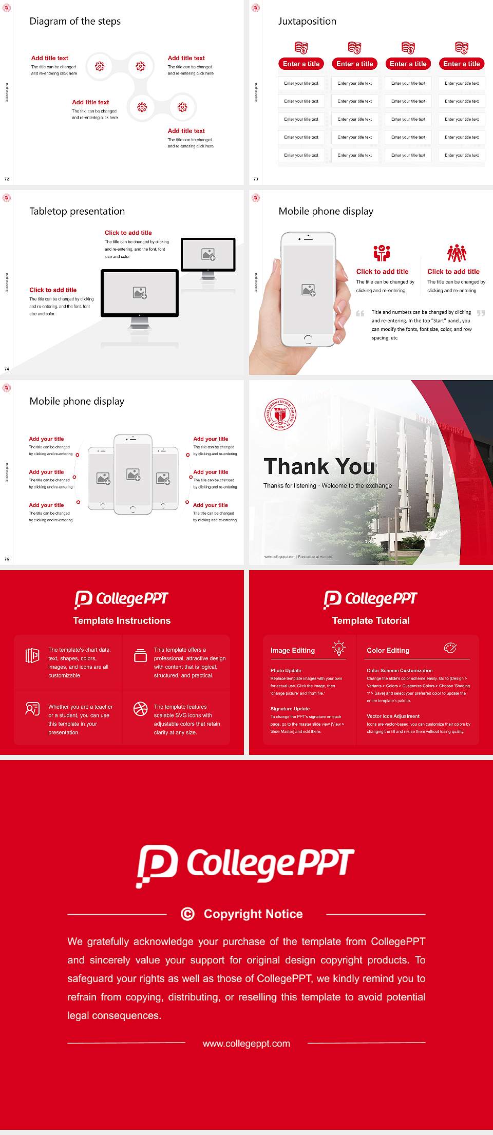 Rensselaer at Hartford Competition/Entrepreneurship Contest PPT Template4:3 ratio PPT effect preview image9