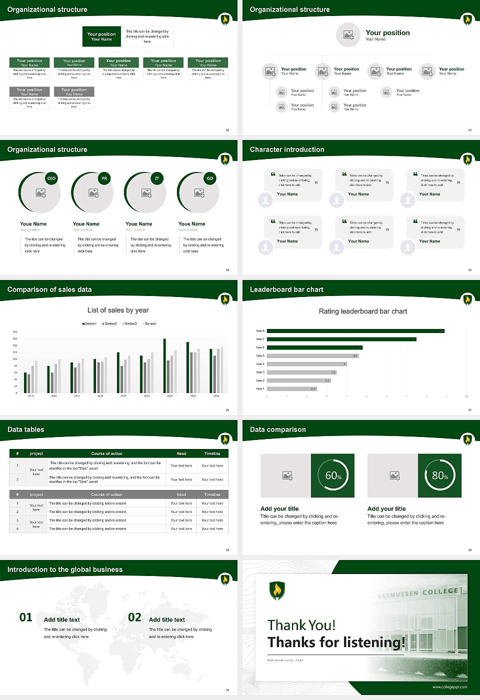 Rasmussen University – Ocala Academic Presentation/Research Findings Report PPT Template16:9 ratio PPT effect preview image4