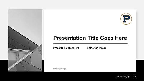 Principia College General Purpose PPT Template