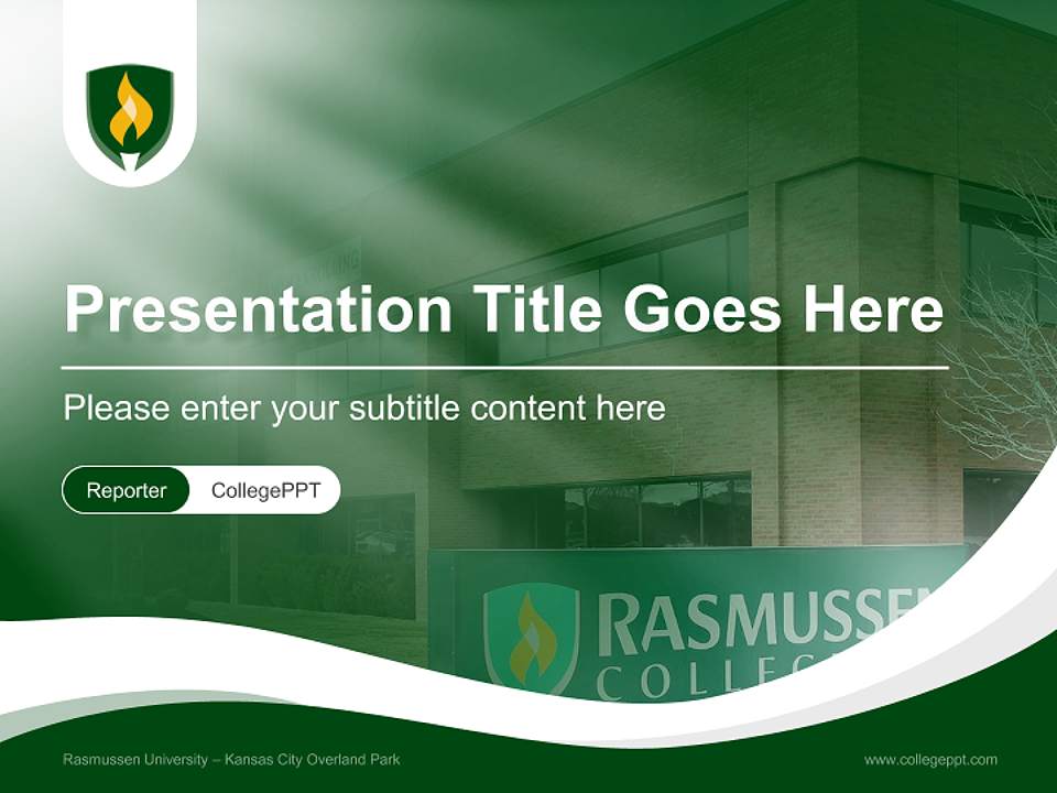 Rasmussen University – Kansas City Overland Park Lecture Sharing and Networking Event PPT Template4:3 ratio PPT effect preview image4