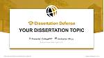 Purdue University Global Graduation Thesis Defense PPT Template