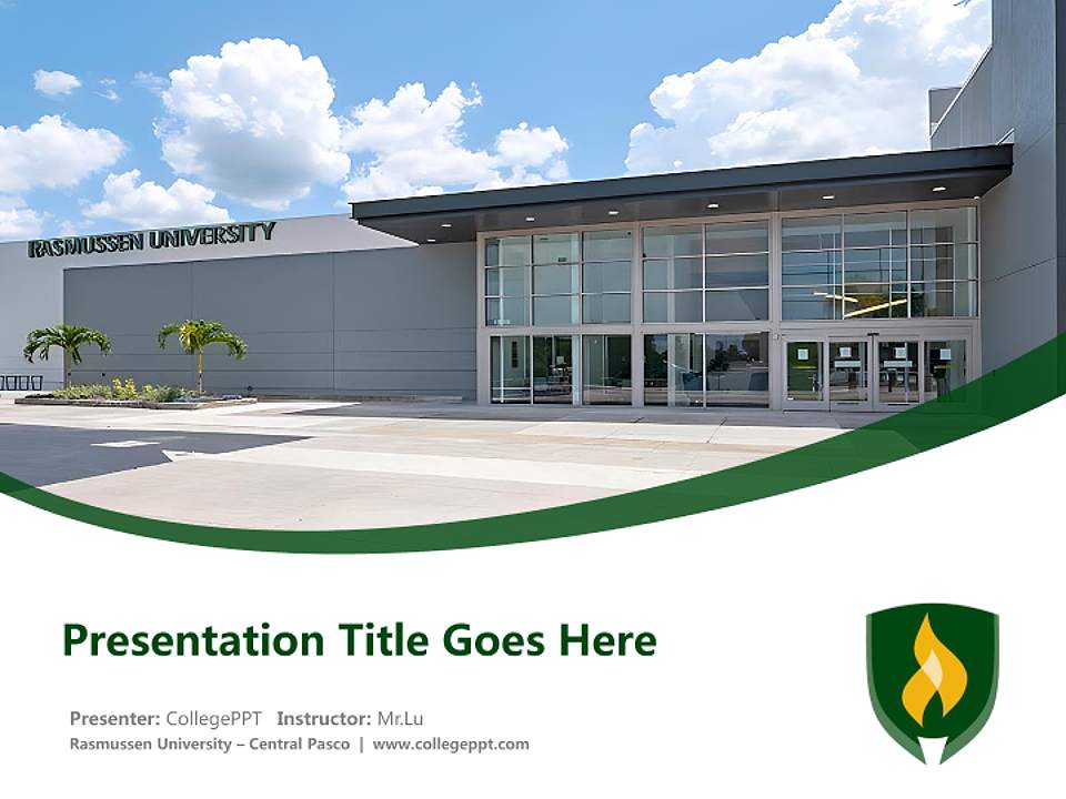 Rasmussen University – Central Pasco Course/Courseware Creation PPT Template4:3 ratio PPT effect preview image5