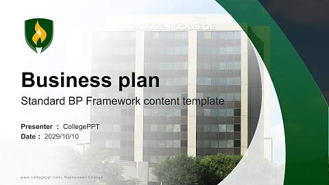 Rasmussen College Competition/Entrepreneurship Contest PPT Template