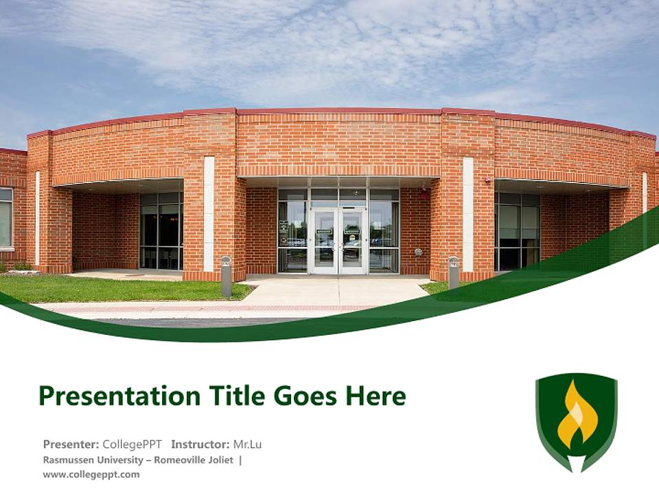 Rasmussen University – Romeoville Joliet Course/Courseware Creation PPT Template4:3 ratio PPT effect preview image5