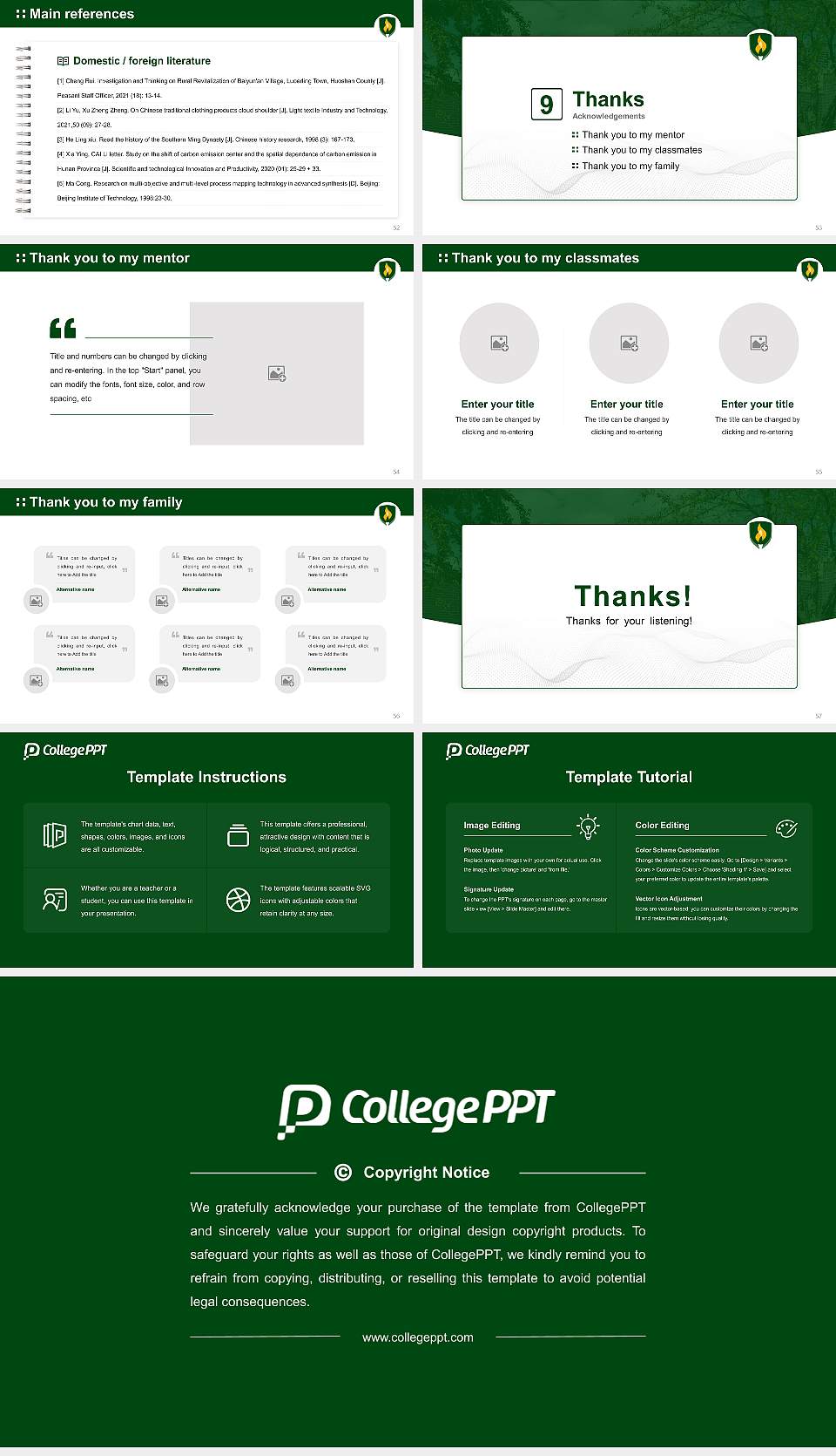 Rasmussen University – St. Cloud Graduation Thesis Defense PPT Template16:9 ratio PPT effect preview image7