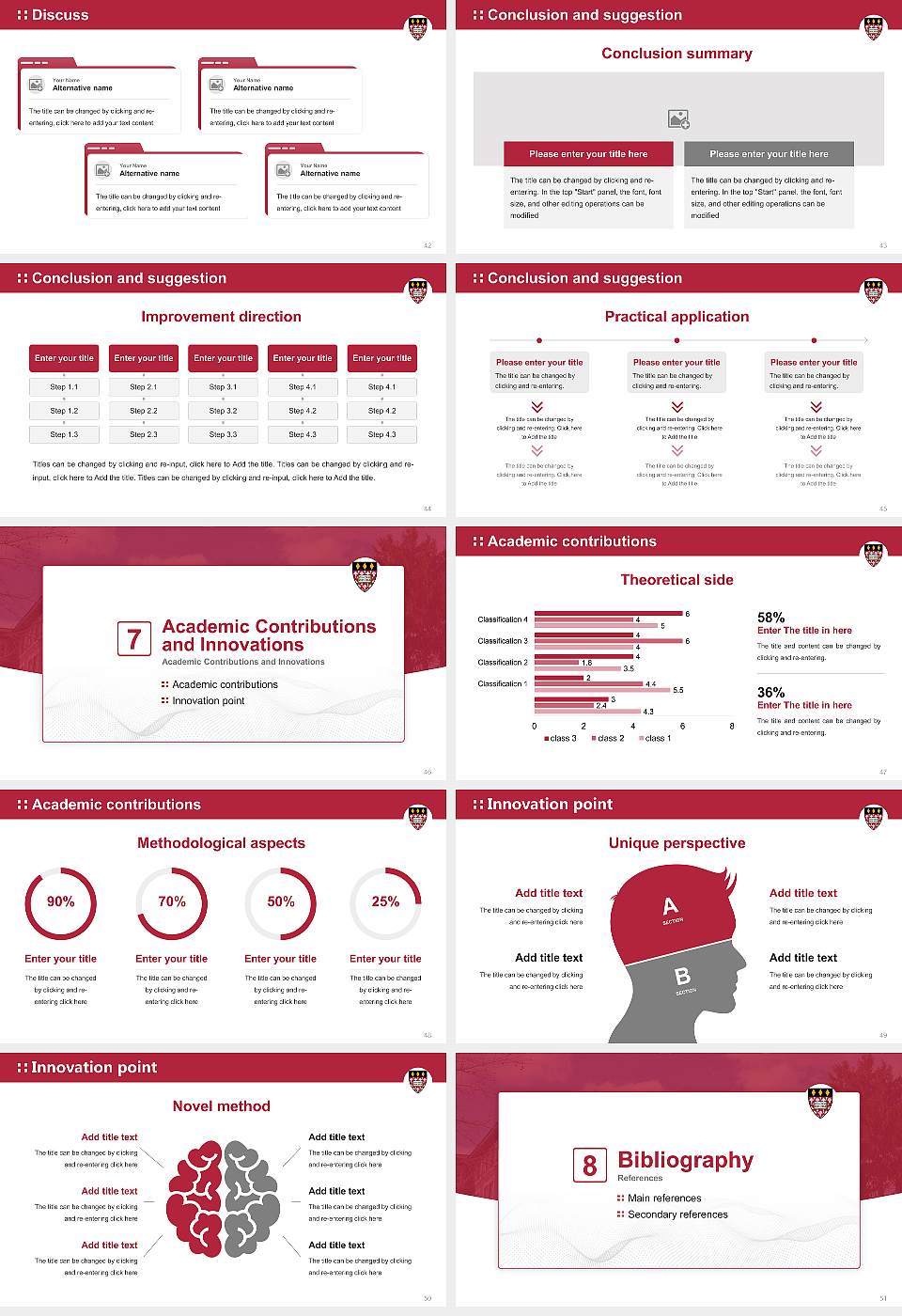 Regis College Graduation Thesis Defense PPT Template16:9 ratio PPT effect preview image6