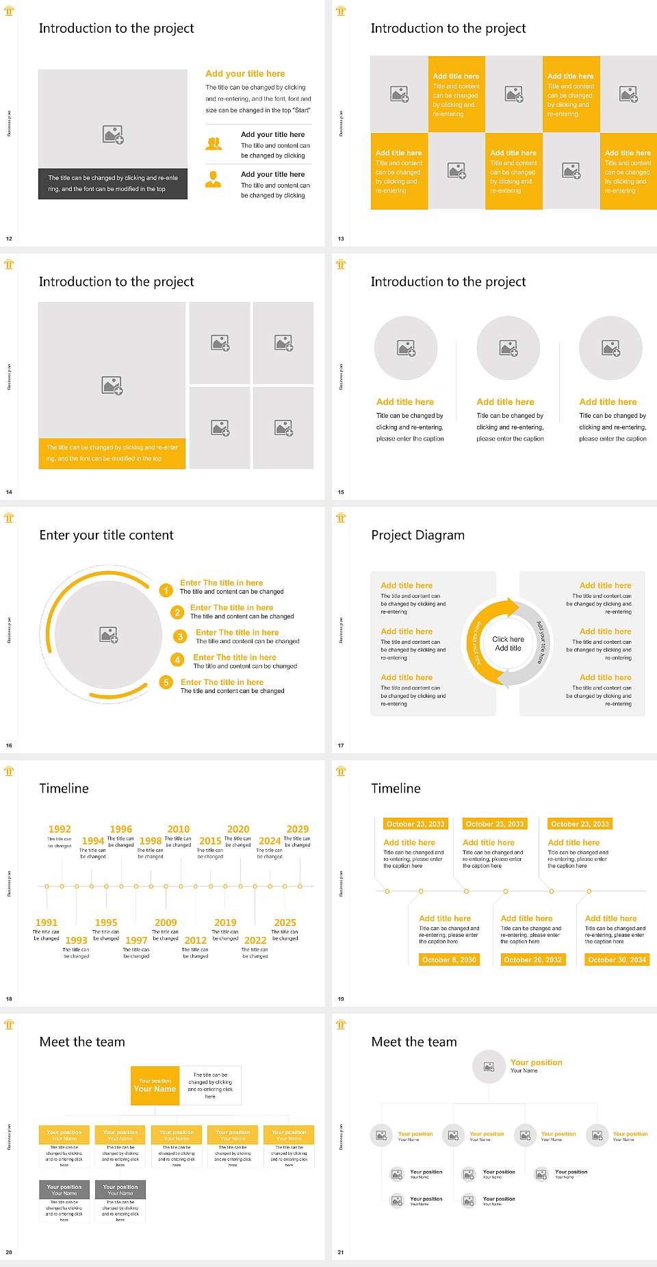 Reinhardt University Competition/Entrepreneurship Contest PPT Template4:3 ratio PPT effect preview image3