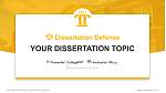 Reinhardt University Scriptieverdediging PPT-sjabloon