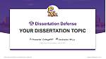 Prairie View a & M University Graduation Thesis Defense PPT Template