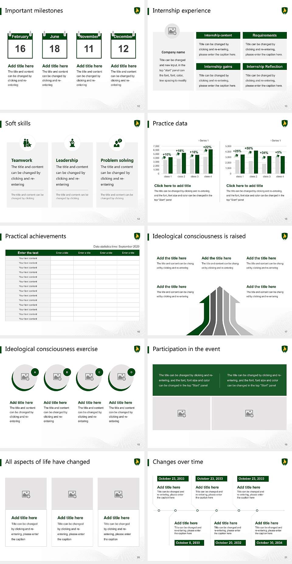 Rasmussen University – Rockford National Scholarship Defense PPT Template4:3 ratio PPT effect preview image3
