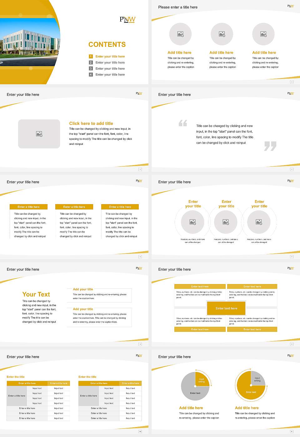 Purdue University Northwest Course/Courseware Creation PPT Template16:9 ratio PPT effect preview image2