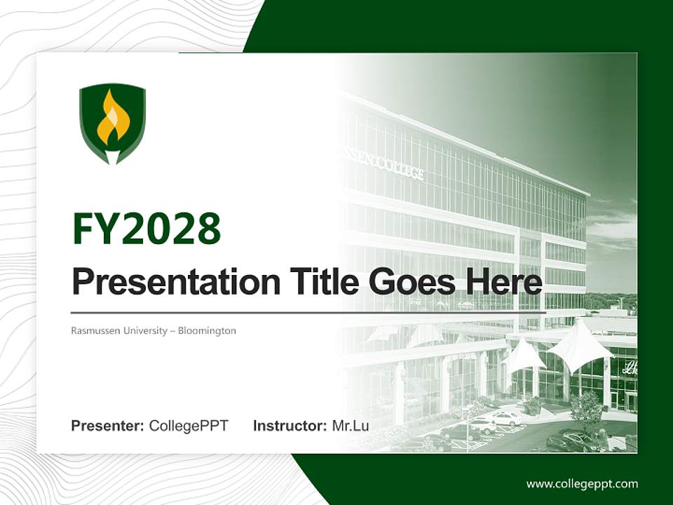 Rasmussen University – Bloomington Academic Presentation/Research Findings Report PPT Template4:3 ratio PPT effect preview image5