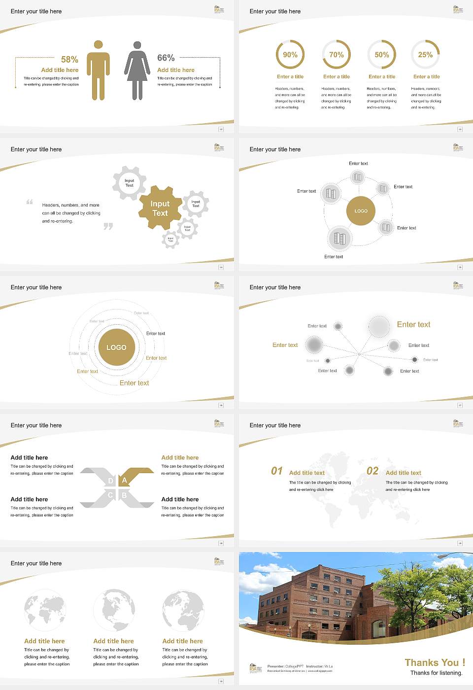 Rabbinical Seminary of America Course/Courseware Creation PPT Template16:9 ratio PPT effect preview image4