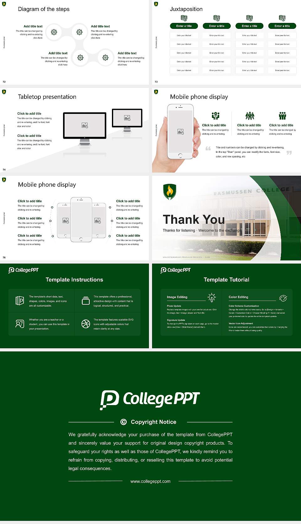 Rasmussen University – Ocala Competition/Entrepreneurship Contest PPT Template16:9 ratio PPT effect preview image9
