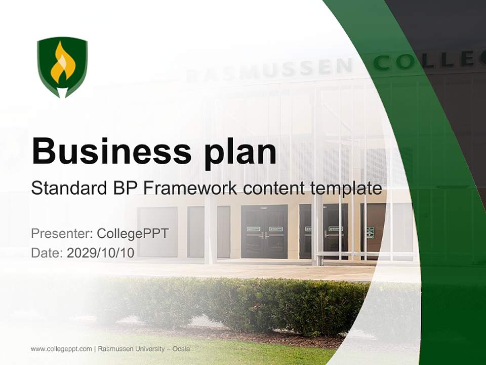 Rasmussen University – Ocala Competition/Entrepreneurship Contest PPT Template4:3 ratio PPT effect preview image9