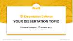 Pratt Institute-Main Graduation Thesis Defense PPT Template