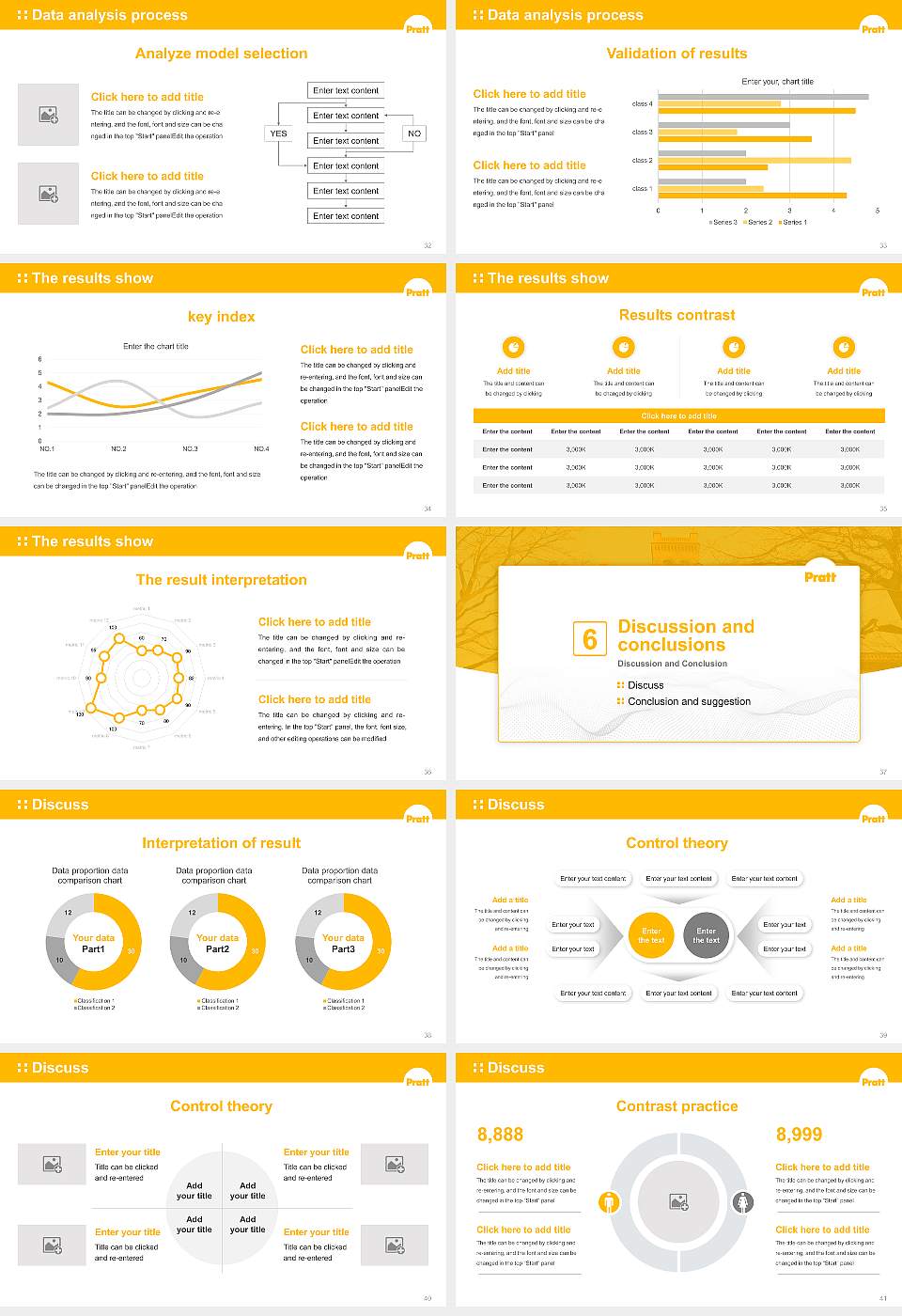 Pratt Institute-Main Graduation Thesis Defense PPT Template16:9 ratio PPT effect preview image5