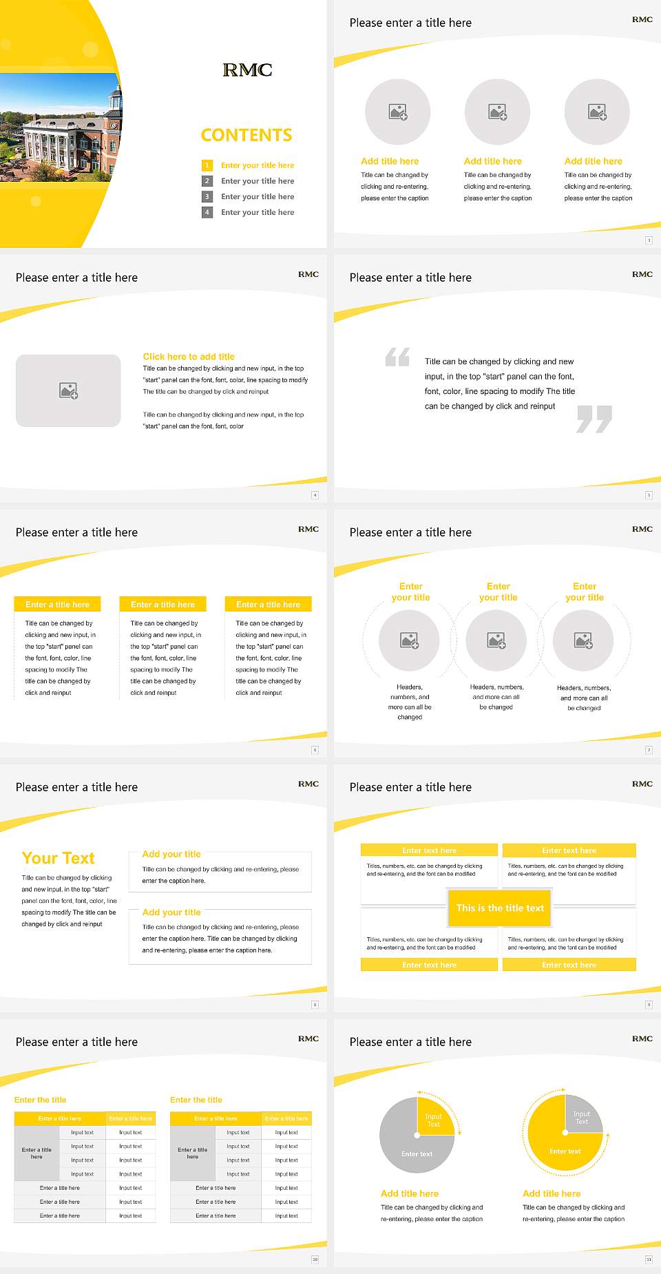 Randolph-Macon College Course/Courseware Creation PPT Template4:3 ratio PPT effect preview image2