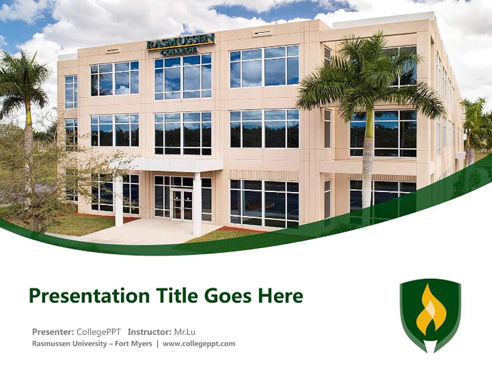 Rasmussen University – Fort Myers Course/Courseware Creation PPT Template4:3 ratio PPT effect preview image5