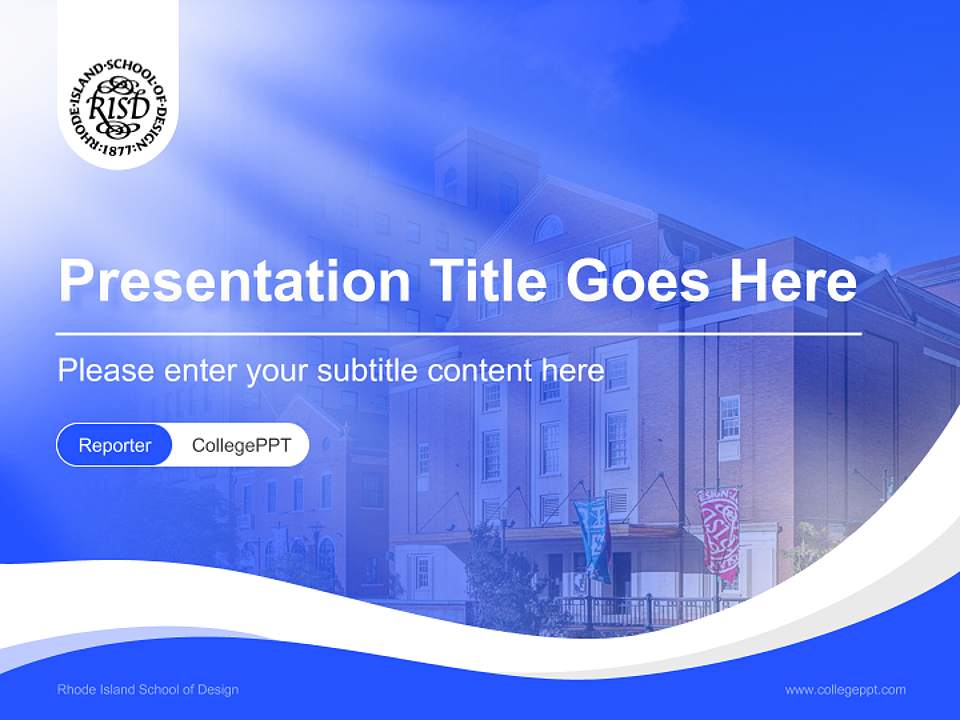 Rhode Island School of Design Lecture Sharing and Networking Event PPT Template4:3 ratio PPT effect preview image4