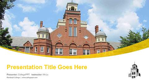 Randolph College Course/Courseware Creation PPT Template